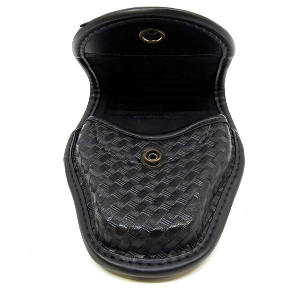 Bianchi AccuMold Elite Covered Handcuff Case, Basketweave, Hidden Snap,  Police Trade