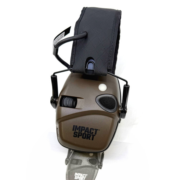 Howard Leight R-02549 Impact Sport Bluetooth Shooting Earmuffs, Flat Dark Earth, 21dB NRR, Open Box