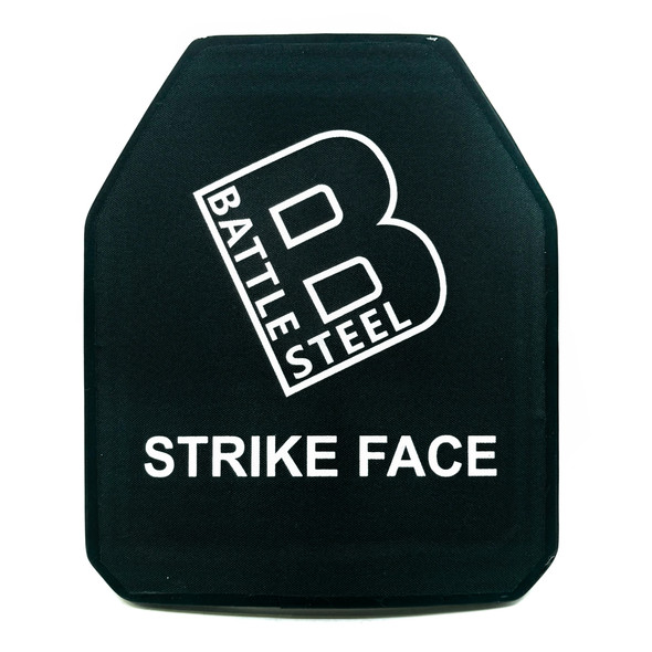 Battle Steel Level IV 10x12 Ceramic & Polyethylene Hard Armor Plate, Shooters Cut, New/Old Stock