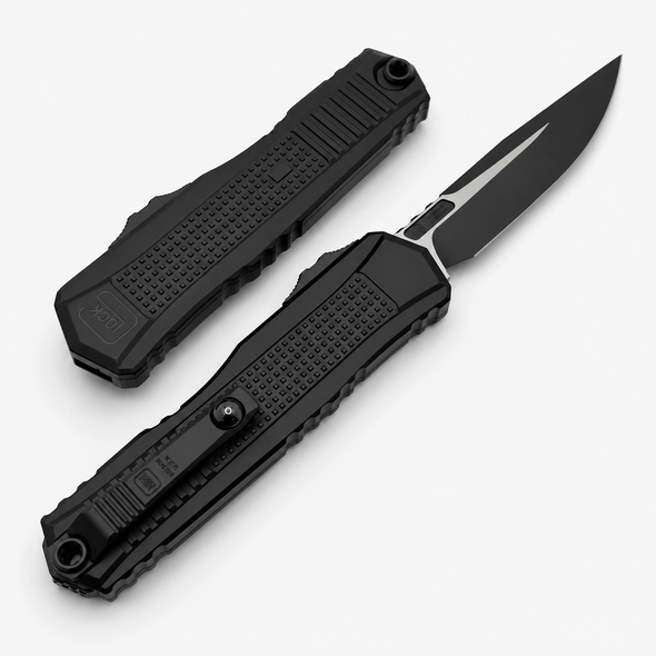 Glock GLO79316 G19K OTF Automatic Knife 3.5" Drop Point Plain Edge