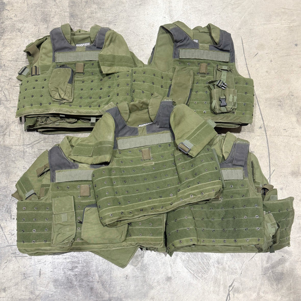 Point Blank HRM Tactical SWAT Vest, OD Green Snap-Grid Carrier w/ Level IIIA Soft Armor, Police Trade