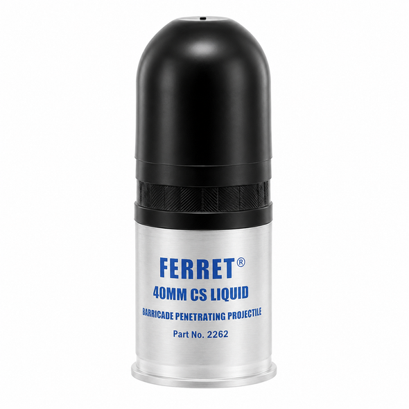 Defense Technology 2262 Ferret 40mm Liquid Barricade Penetrator Round, CS