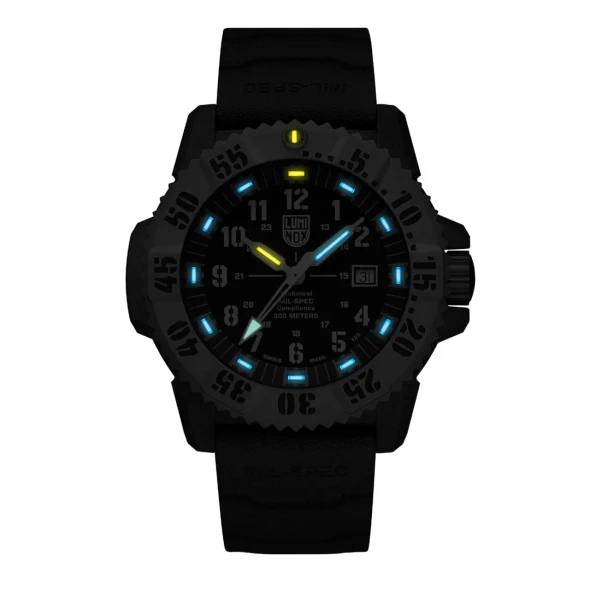 Luminox MIL-SPEC Military Black/White Dial Watch 46mm