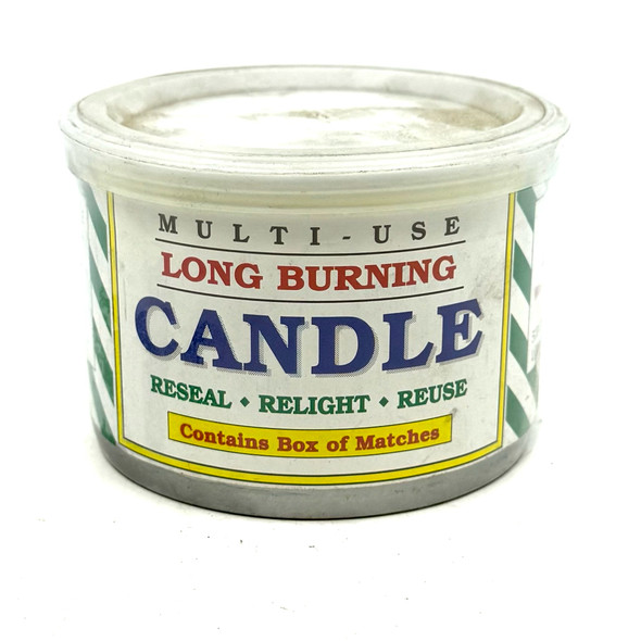 MPI Outdoors Multi-Use Long Burning Candle, New/Old Stock