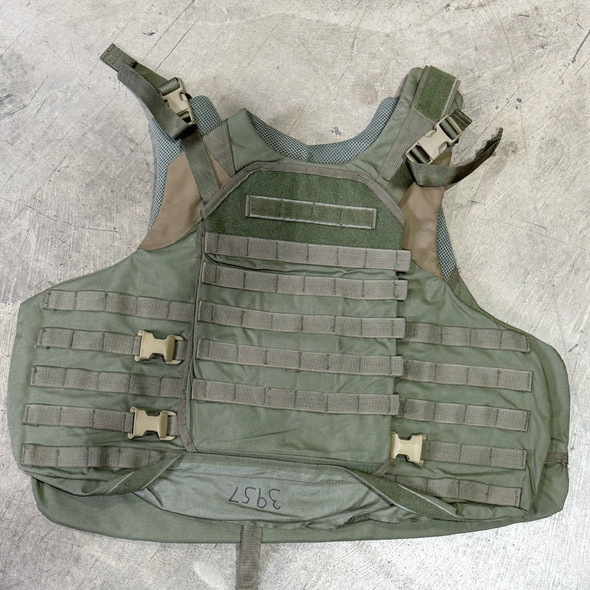 Point Blank MOLLE Plate Carrier, OD Green, Police Trade