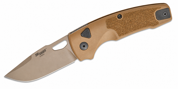 Hogue 16331 SIG K365A M17 & M18 Automatic Folding Knife 2.75" Clip Point Plain Edge