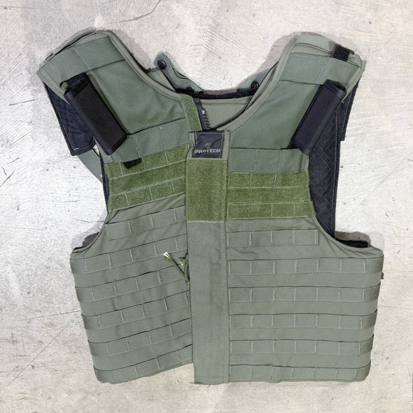 Protech Tactical Plate Carrier Vest with Shoulder Armor Protection, Police Trade