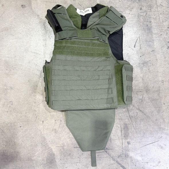 Protech Tactical PT-300 Level IIIA Soft Body Armor, OD Green, Police Trade