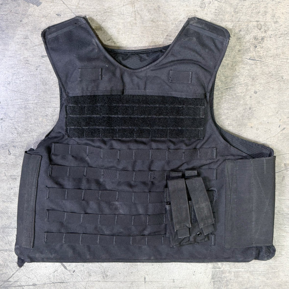 American Body Armor (ABA) Law Enforcement Raid Vest, External Carrier w/ Soft Ballistic Panels, Police Trade