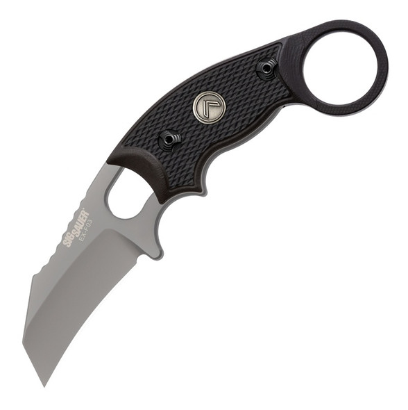 Hogue 37324 SIG EX-F03 Legion Fixed Blade Knife 2.25" Hawkbill Plain Edge