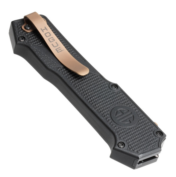 Hogue 36030 SIG Compound Emperor Scorpion OTF Automatic Knife 3.5" Clip Point Plain Edge