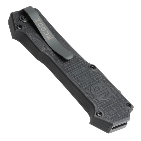 Hogue 36032 SIG Compound Tactical OTF Automatic Knife 3.5" Clip Point Plain Edge