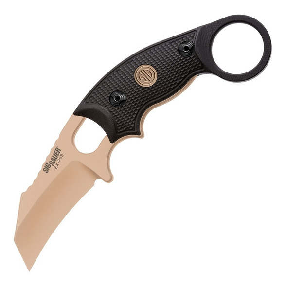 Hogue 37320 SIG EX-F03 Emperor Scorpion Fixed Blade Knife 2.25" Hawkbill Plain Edge