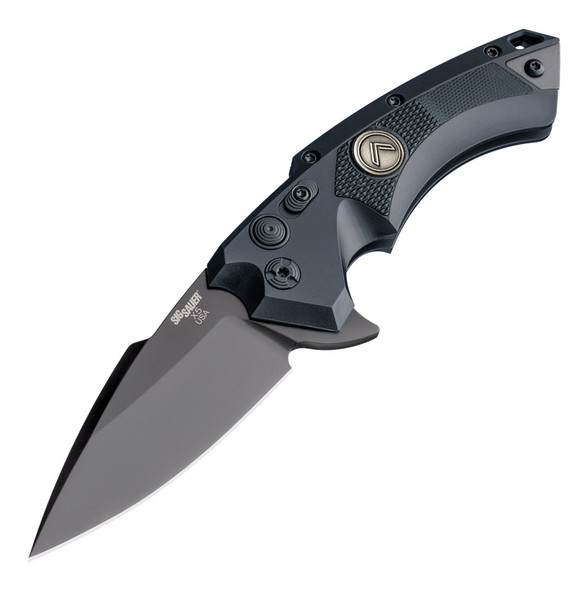 Hogue 36576 SIG X5 Manual Flipper Knife 3.5" Spear Point Plane Edge