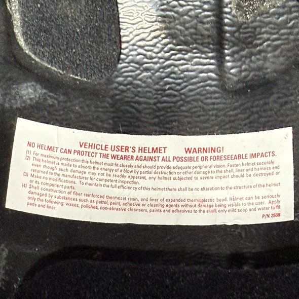 Bell 2608 Law Enforcement Riot Helmet, No Visor, HEAVILY USED, Police Trade