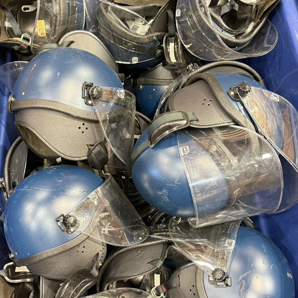 Premier Crown 906 Series Riot Helmet, Police Trade