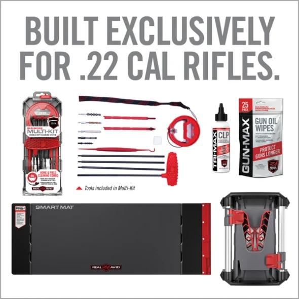Real Avid Gun Boss Multi-Kit .22 cal Rifle Cleaning Pack