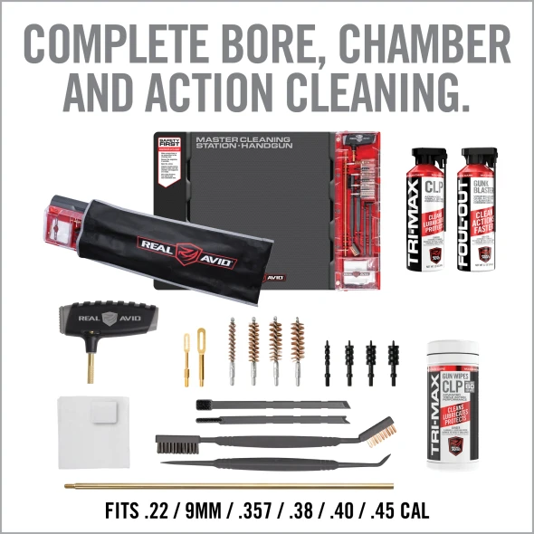 Real Avid Master Cleaning Station Handgun Pack