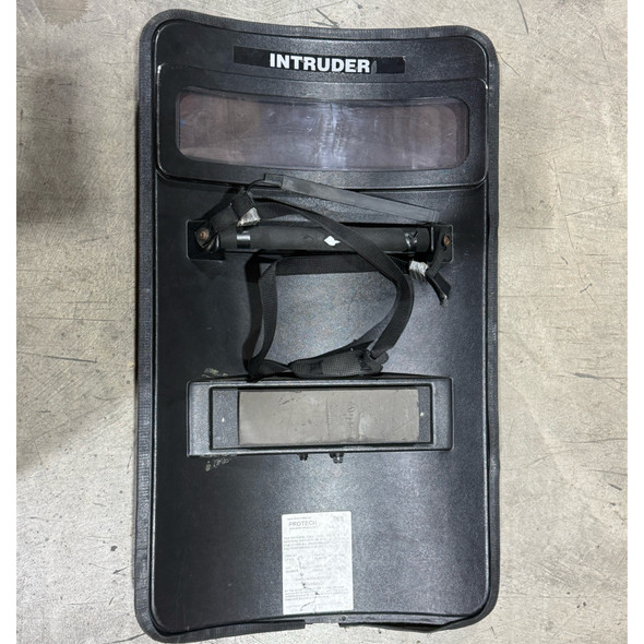 ProTech Intruder Tactical Shield with Viewport & Dual Light System, Police Trade