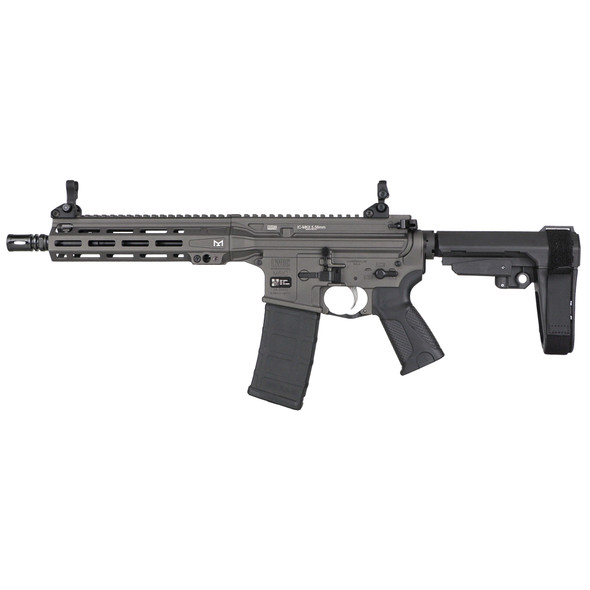 LWRC ICMKIIP5TG10SBA3 IC MKII 5.56mmm Pistol Tungsten Gray
