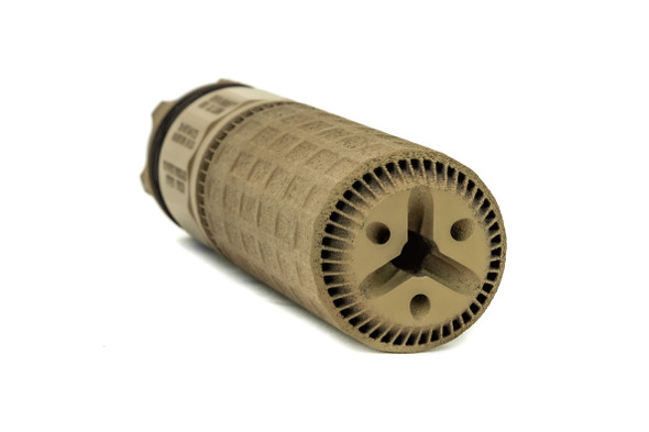 Griffin Armament DUAL-LOK HRT-556 AM Silencer, FDE