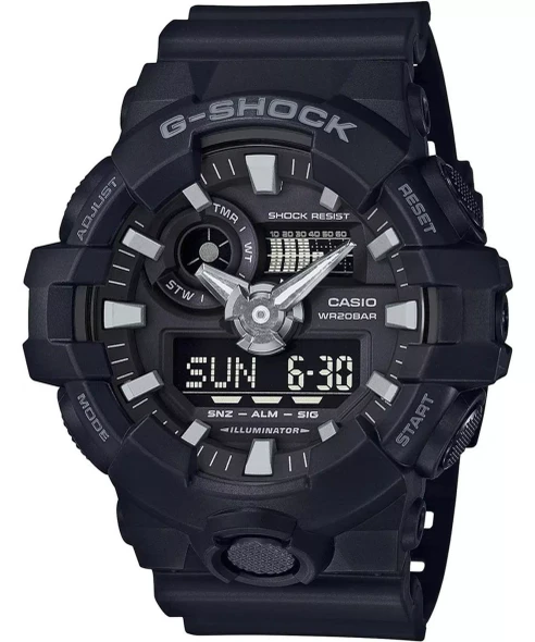 Casio G-Shock GA7001B Premier GS Front Button Super Black Watch