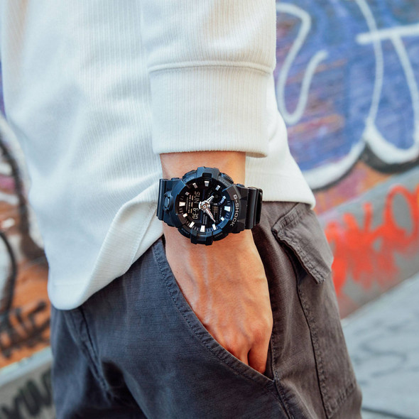 Casio G-Shock GA7001B Premier GS Front Button Super Black Watch
