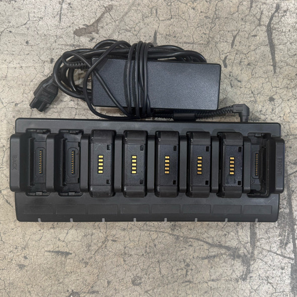 Panasonic WV-BWC40C8 Law Enforcement 8-Bay Multi-Battery Charger, w/ 5 Spare Batteries, Police Trade
