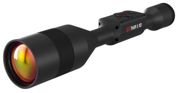 ATN TIWST51275A Thor 5 XD  Thermal Rifle Scope, Black Anodized 3-30x Smart Mil Dot Reticle w/Zoom, 1280x1024 12 Micron Resolution