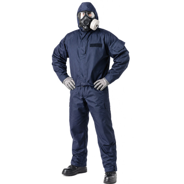 Law Enforcement NFR Chemical Protective Overgarment, Hammer Suit Coat, Never Issued, Police Trade