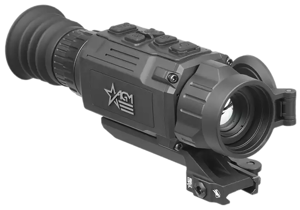 AGM Global Vision 314218550204R221 Rattler V2 25-256 Thermal Black 3.5-28x 25mm Multi Reticle, Digital 1x/2x/4x/8x Zoom 256x192, 50 Hz Resolution
