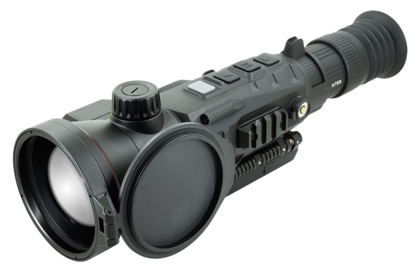 iRay USA RICO2H75R RIco 2 H75R LRF Thermal Weapon Sight Black 4x75mm Multi- 1 DIY/1 Dynamic/6 Static Reticle, 640x512, 12 Microns, 60 Hz Resolution, Zoom Digital 8x