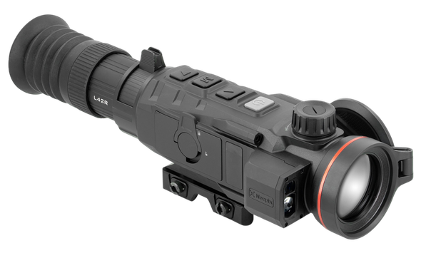 Nocpix RICO2L42R RIco 2 L48R LRF Thermal Weapon Sight Black 4x42mm Multi- 1 DIY/1 Dynamic/6 Static Reticle, 384x288, 12 Microns, 60 Hz Resolution, Zoom Digital 4x