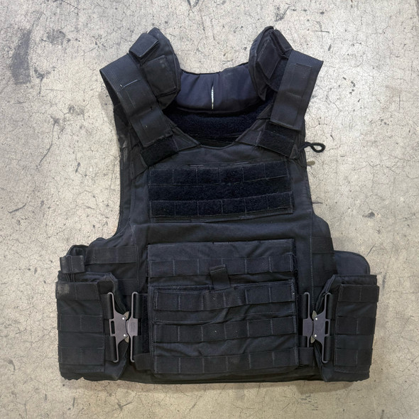 Paraclete Point Blank Law Enforcement Tactical Outer Carrier Vest w/ Soft Body Armor, Police Trade