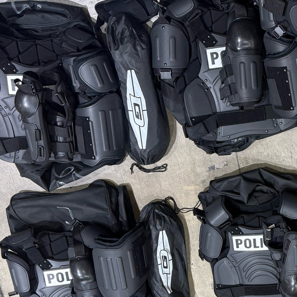 Damascus Gear FX1 FlexForce Full Body Riot Control Protective Suit w/ Gear Bag, Police Trade