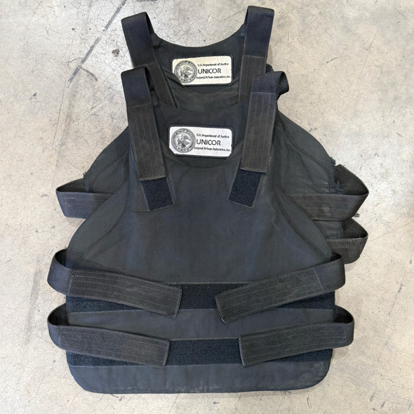 Unicor TAC-IIIA-IA Kevlar Soft Body Armor Vest, Large Long, Police Trade