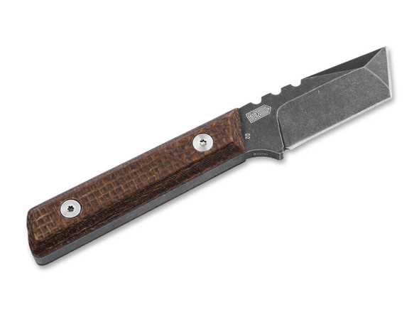 Boker Plus Thicker Clipper Brown/Black 2.14" Fixed Blade Knife
