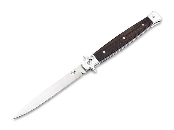 Boker Plus Stiletto 5.0 Ebony Brown Pocket Knife