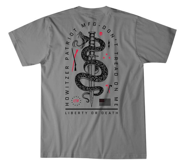 Howitzer CV7640 Blade Snake Steeple Gray Tee Shirt