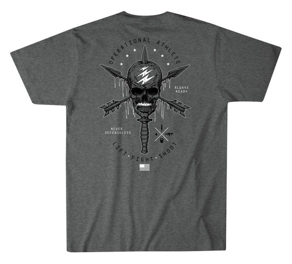 Howitzer Operational Athlete Graphite Heather Tee Shirt