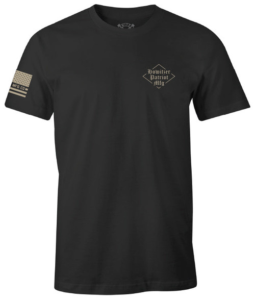 Howitzer Pray For Peace Vintage Black Tee Shirt