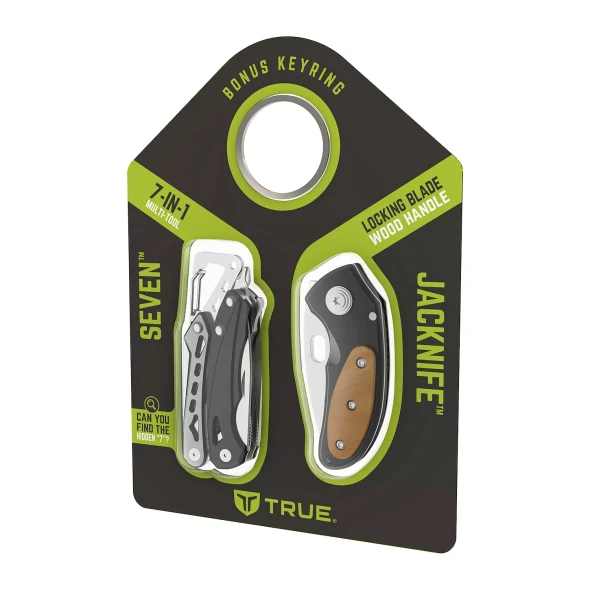 True Seven Mutitool and Jacknife 2 Pack Bundle Knife