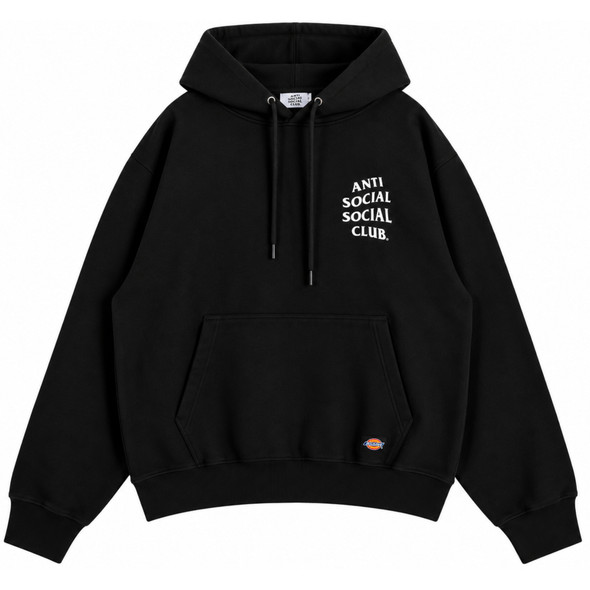 Dickies x Anti Social Social Club Logo Hoodie, Black