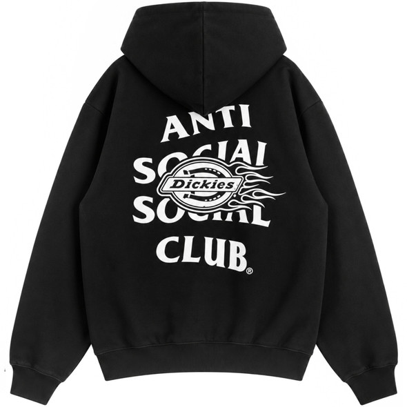 Dickies x Anti Social Social Club Logo Hoodie, Black