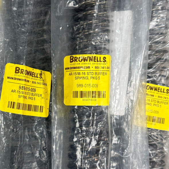 Brownells 989-015-009 AR-15/M16 Standard Buffer Spring, 5-Pack, Police Trade