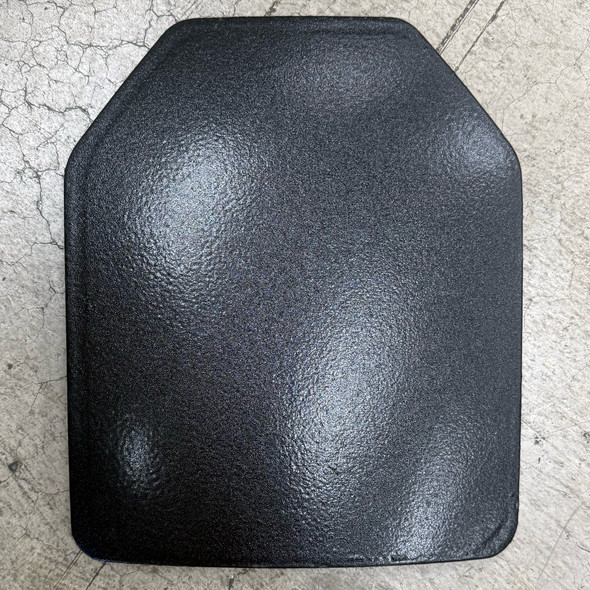 Battle Steel 893-1012 10"x12" Level III+ Shooters Cut Ballistic Plate, Single Plate, Police Trade