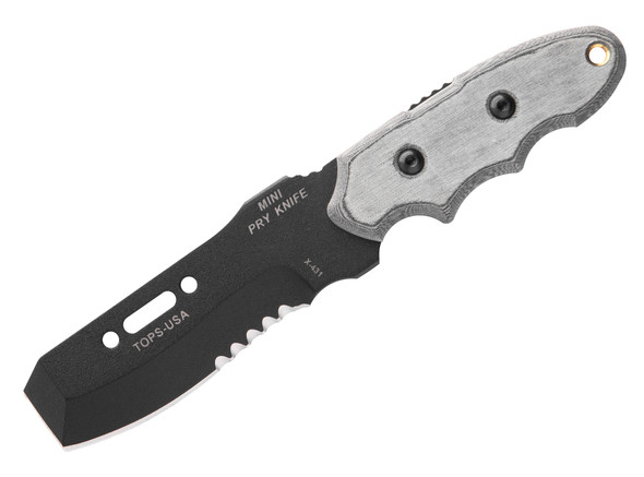 Tops Mini Pry Knife 3.5" Chisel Edge