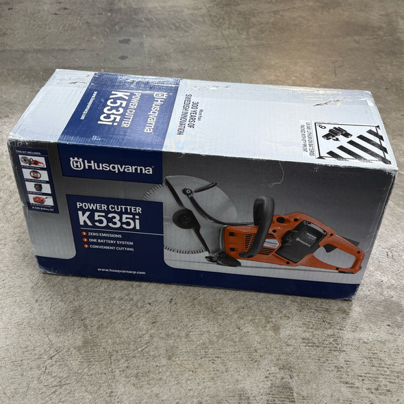 Husqvarna K 535i Battery Power Cutter with Battery and Charger, 9" Blade Size, Open Box