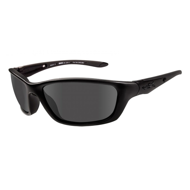 Wiley X Brick Smoke Grey Lens - Matte Black