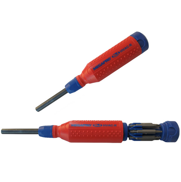 MegaPro 15 in 1 HVAC-R Screwdriver RED/BLUE